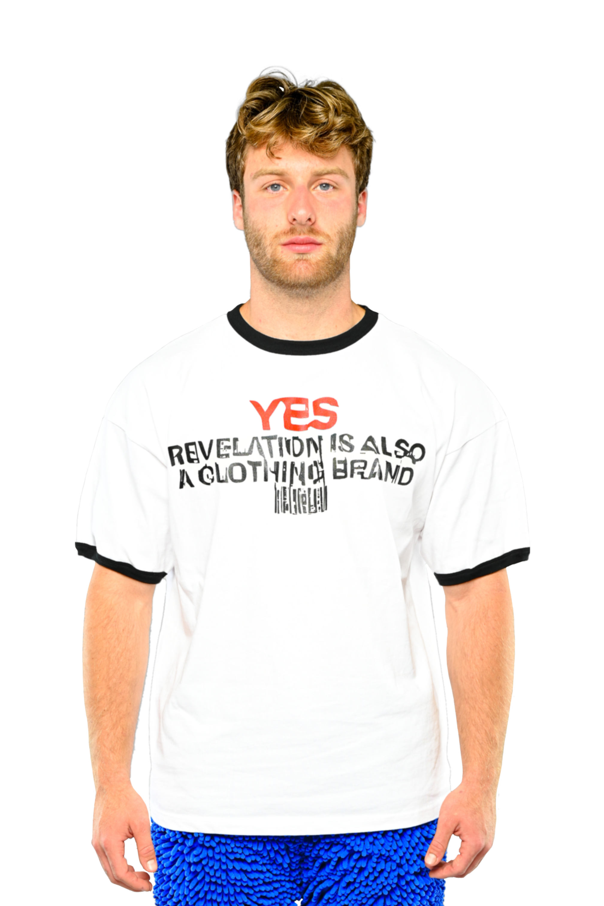 DEFINE REVELATION Exclusive White 'Yes' T-Shirt