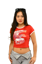 Load image into Gallery viewer, Red baby tee
