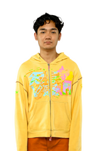 Load image into Gallery viewer, Tan zip up jacket
